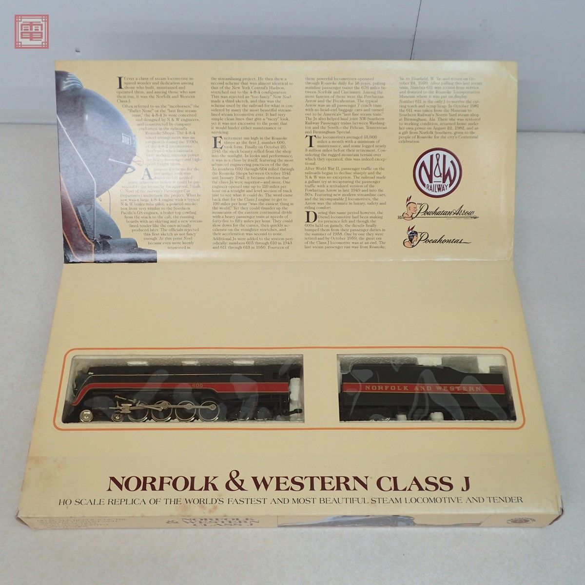 バックマン ノーフォーク・アンド・ウエスタン鉄道 Jクラス蒸気機関車 