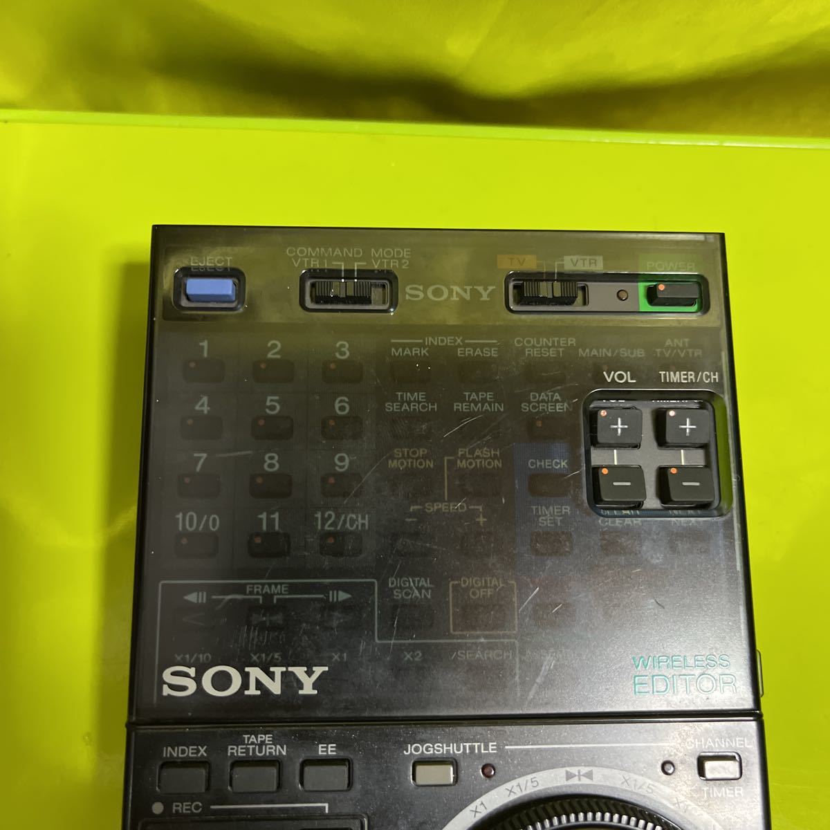 SONY/ソニー　ベータビデオデッキ EDV-9000用リモコン RMT-163 EDV-9000 SONY EDV 取扱説明書の通販 通販 ベータ
