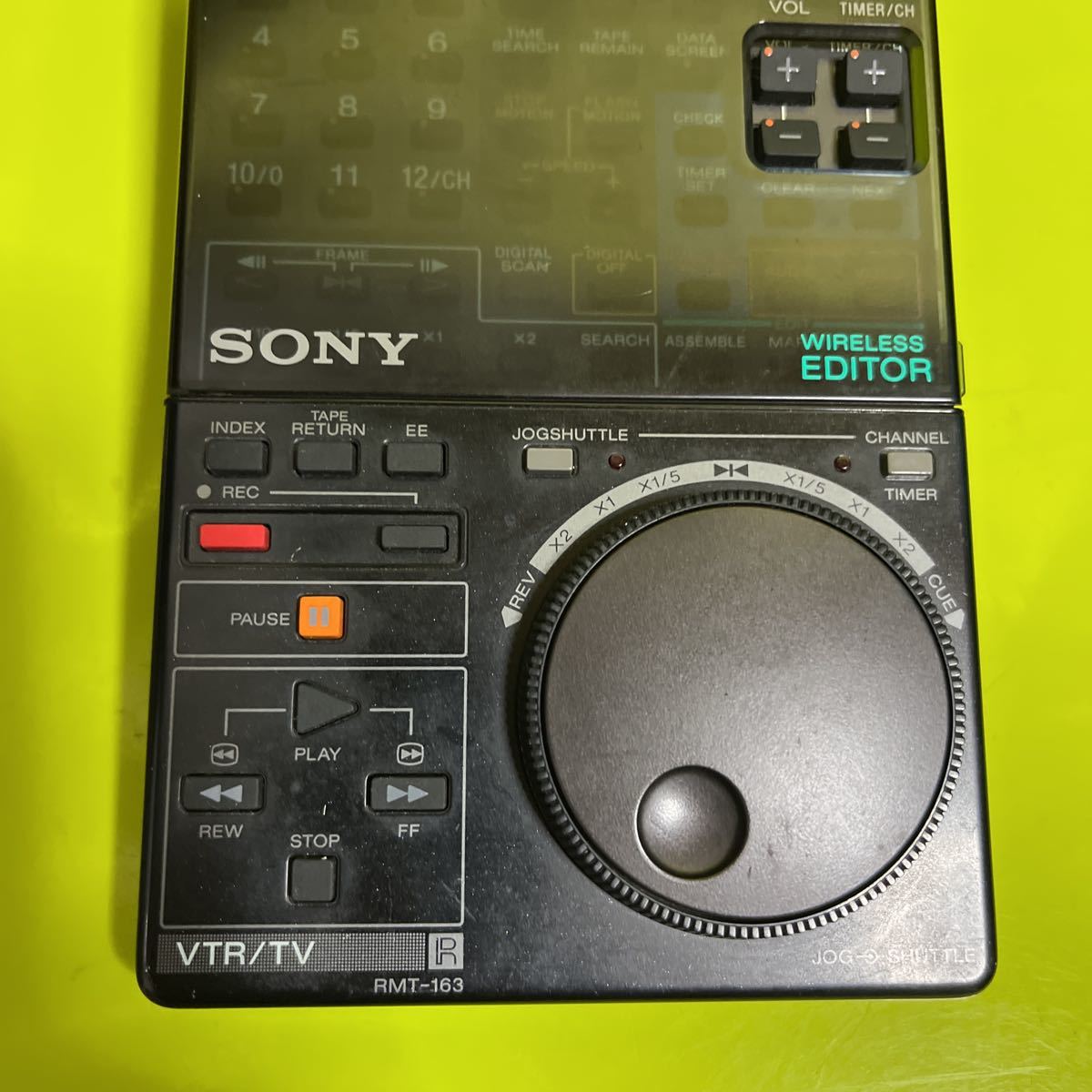 SONY/ソニー　ベータビデオデッキ EDV-9000用リモコン RMT-163 EDV-9000 SONY EDV 取扱説明書の通販 通販 ベータ