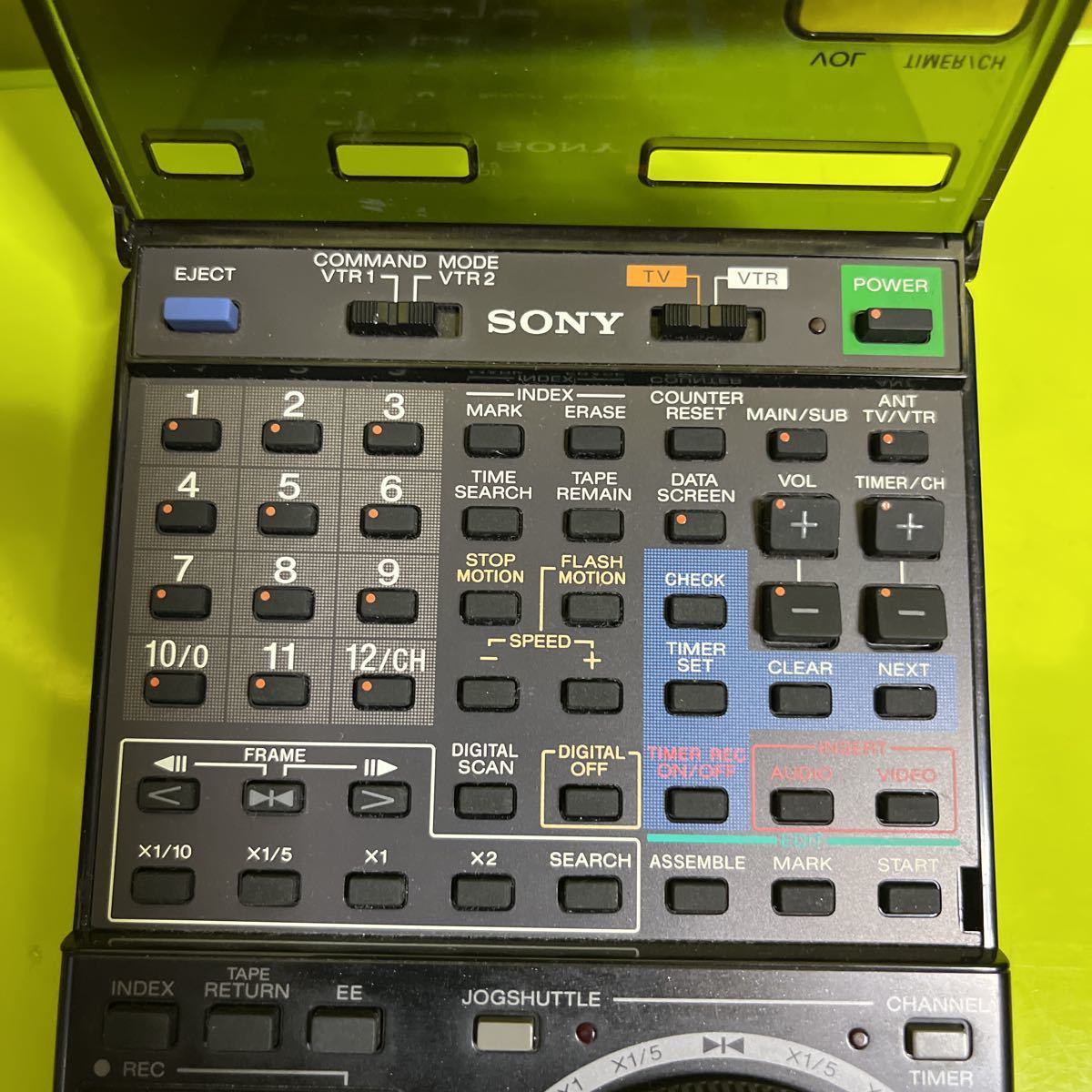 SONY/ソニー　ベータビデオデッキ EDV-9000用リモコン RMT-163 EDV-9000 SONY EDV 取扱説明書の通販 通販 ベータ