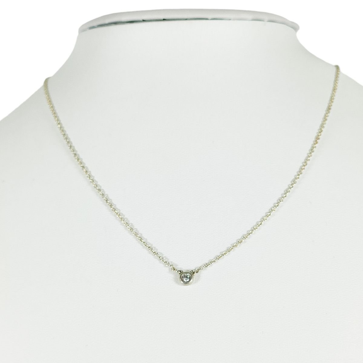 TIFFANY&Co SV925 ティファニー ビーンズネックレス 5.5g 小傷あり