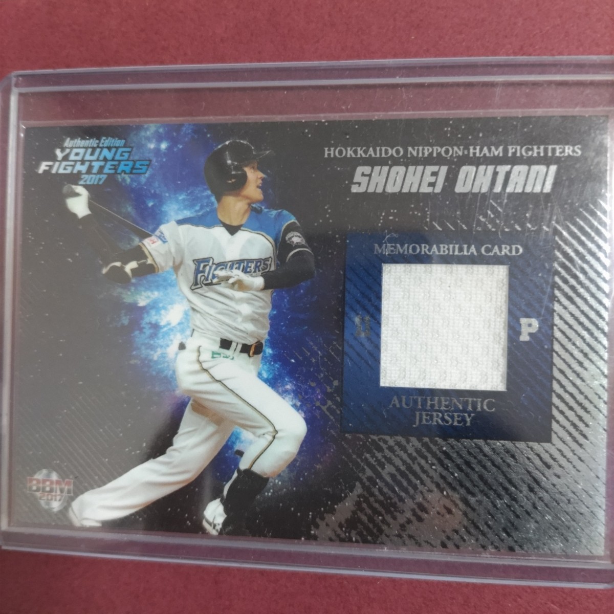大谷翔平 BBM北海道日本ハムファイターズ2017 「YOUNG FIGHTERS」ジャージーカード（/90）_1