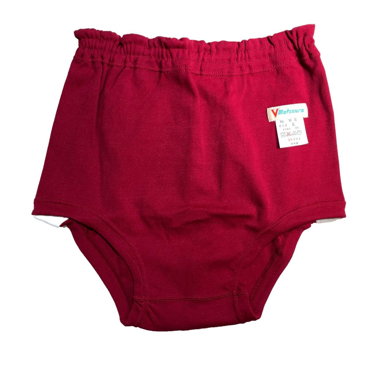  マツウラ ブルマ L ナイロン100% えんじ 赤 脇ライン 学販(パンツ)｜売買されたオークション情報、yahooの商品情報をアーカイブ公開 - オークファン 女性用