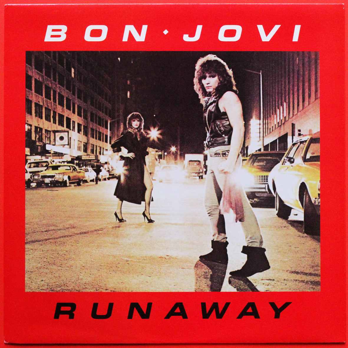 ◆ヴァーティゴ/英国盤12’’◆Bon Jovi / ボン・ジョヴィ「Runaway（邦題：夜明けのランナウェイ）」Vertigo VERX 14/1984年/ハードロック_1