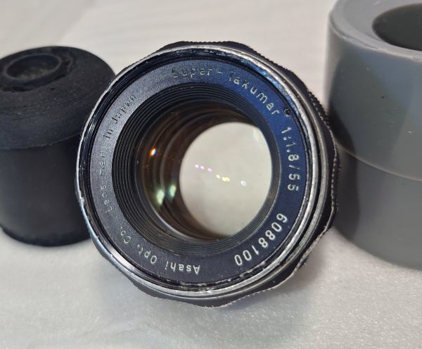 ★極上★Pentax ペンタックス Super Takumar 55mm F1.8 M42★