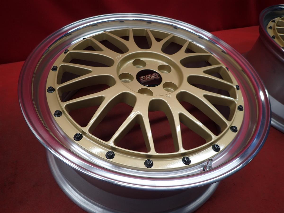 鍛造 軽量 BBS LM LM137 ホイール 4本 7.5J-18 PCD100 5穴 +49 ハブ56 