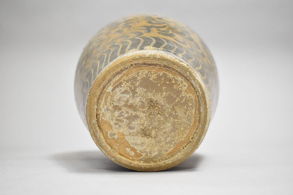 英】1897 時代 高麗青磁梅瓶 H27.8cm 中国美術 朝鮮 韓国 高麗 李朝