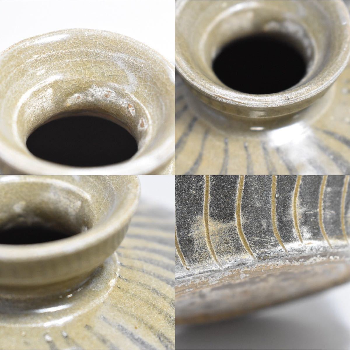 英】1897 時代 高麗青磁梅瓶 H27.8cm 中国美術 朝鮮 韓国 高麗 李朝