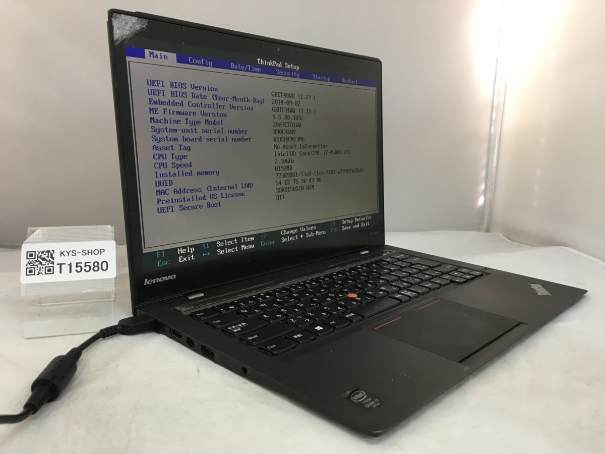 【ジャンク】Lenovo ThinkPad X1 Carbon gen 6 X1 Carbon Core ThinkPad Gen ジャンクLenovo メルカリ i5 - 1.6GHz