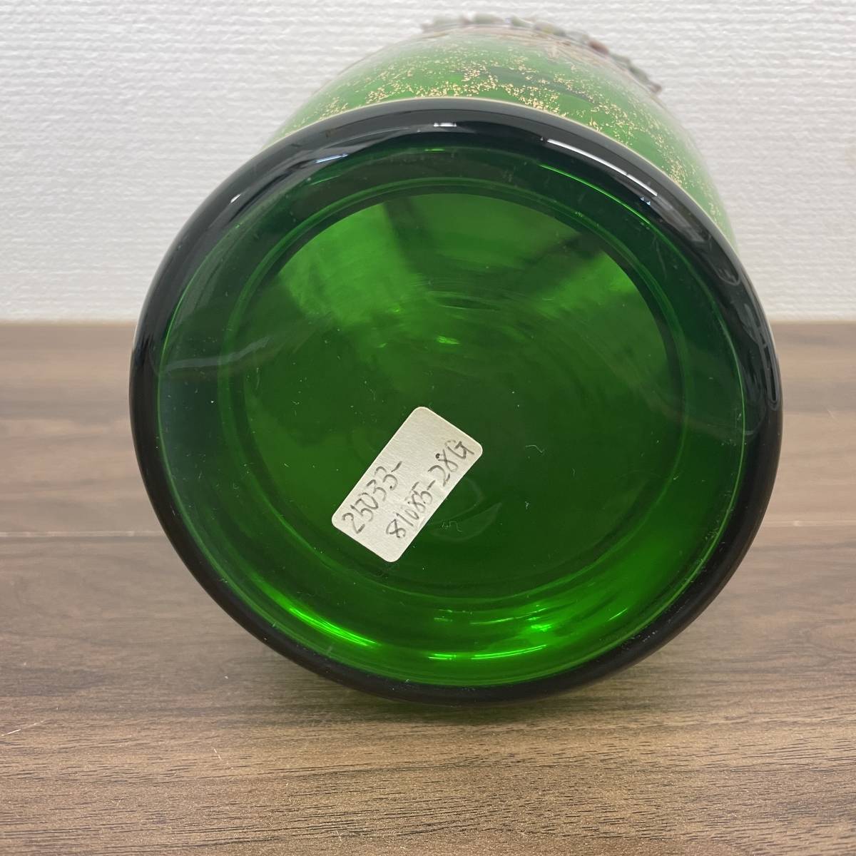 S3-17]【現状品】BOHEMIA ボヘミア ガラス 花瓶 フラワーベース