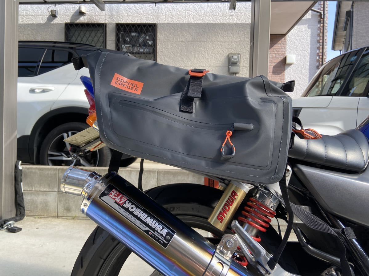 ターポリンサイドバッグ40L ストームカーキ | ドッペルギャンガー | DBT393-KH | Joshin webショップ 通販 ドッペルギャンガー ターポリンサイドバッグ　40L バイク用ターポリンバッグシリーズ  ストームカーキ DBT393-KH