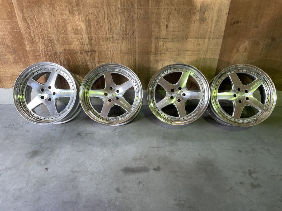K-BREAK HYBREED FIVESTA 8.5J 9.5J 段リム 深リム 正規品 リペア前提 