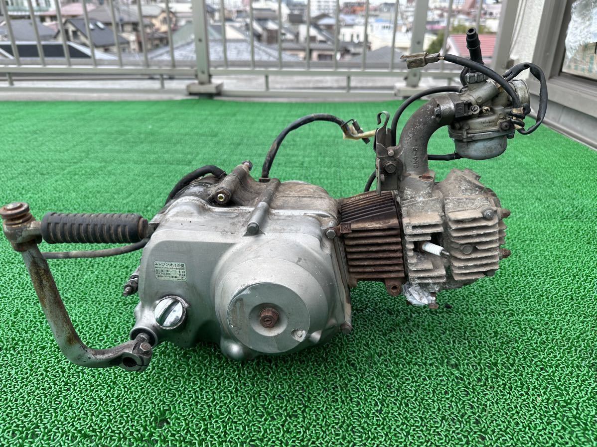 実働 純正 カブ C50 エンジン キャブレター 遠心クラッチ 3速 モンキー 