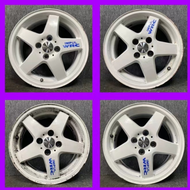 ☆激安！売り切り IMPUL WRC 15インチホイール 日本製 中古4本 