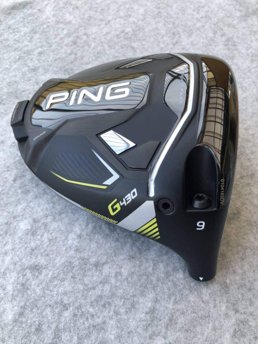 ping g430max ドライバー ヘッドのみ ９度 ウェイト付き ピン