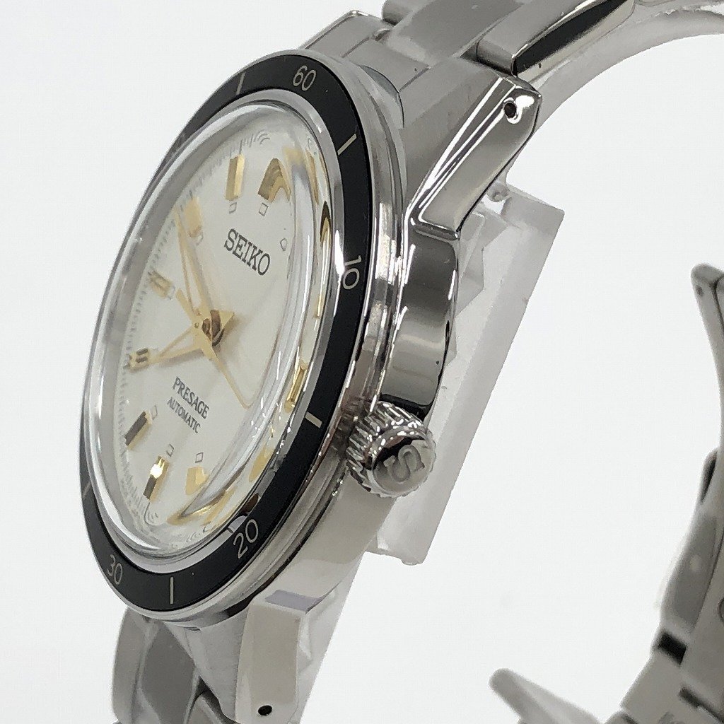 ○SEIKO セイコー プレザージュ 自動巻き AT メンズ腕時計 メカニカル