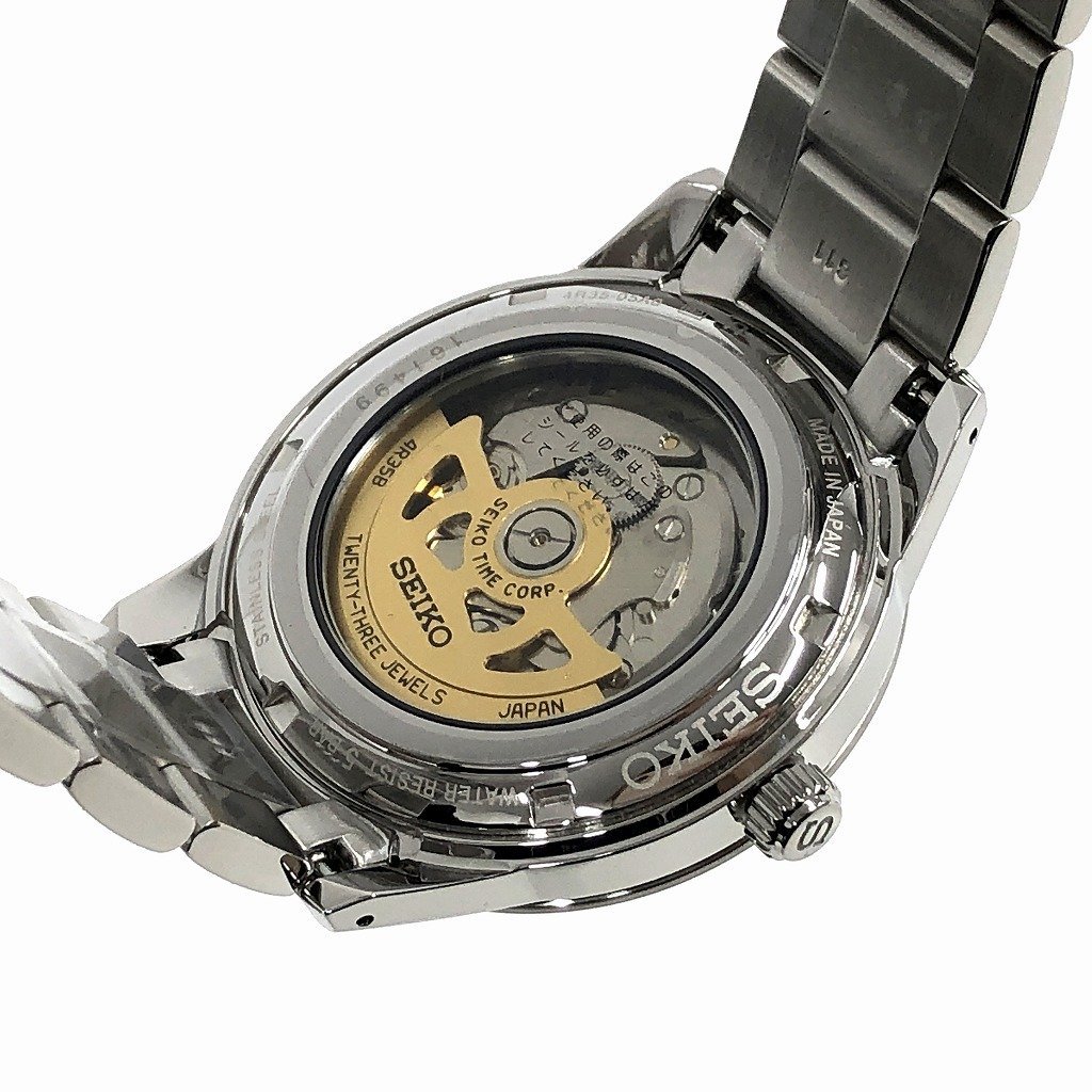 ○SEIKO セイコー プレザージュ 自動巻き AT メンズ腕時計 メカニカル