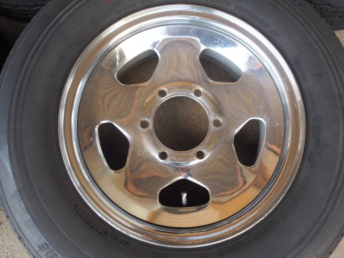 L519 デリカスターワゴン純正 6Jx15 +25 PCD139.7 6穴 195/80R15 107
