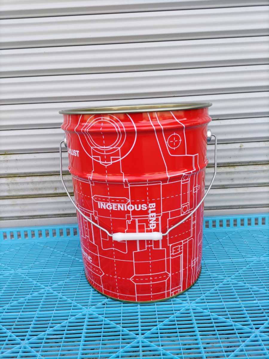 洗浄済み・すぐに使えます□空ペール缶□MOTUL モチュール□フタ無し