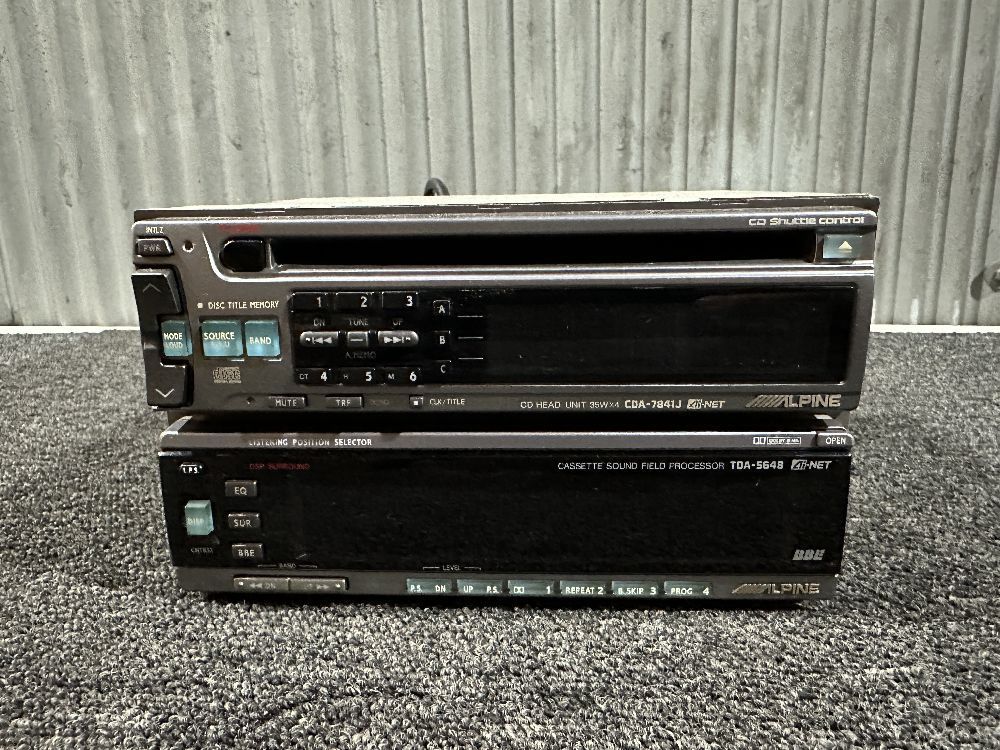 オーディオ アルパイン CD カセット