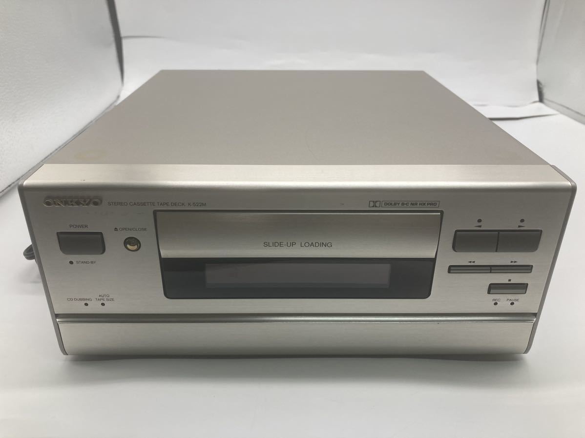 ONKYO カセットデッキ K-522M ジャンク に興味をもっていただき 【公式