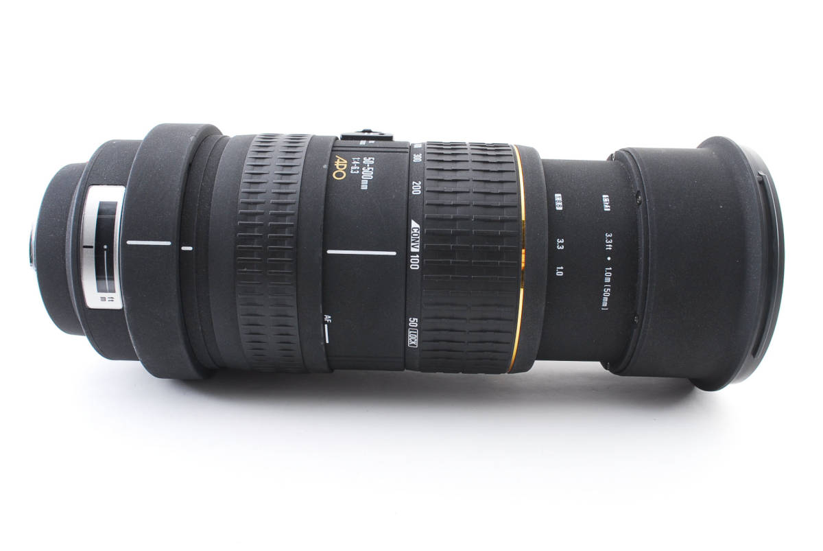 ☆SIGMA シグマ EX APO 50-500mm 1:4-6.3 超望遠ズームレンズ カメラレンズ