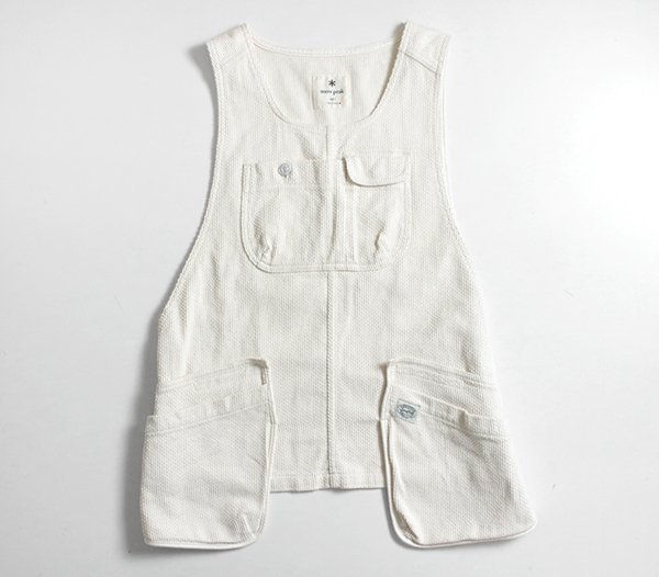 snow peak ◇JUDO OX Apron 柔道オックス エプロン ベスト (アイボリー