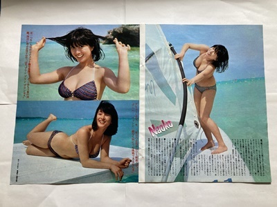 河合奈保子　水着　切り抜き17ページ