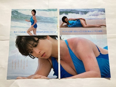 河合奈保子　水着　切り抜き17ページ