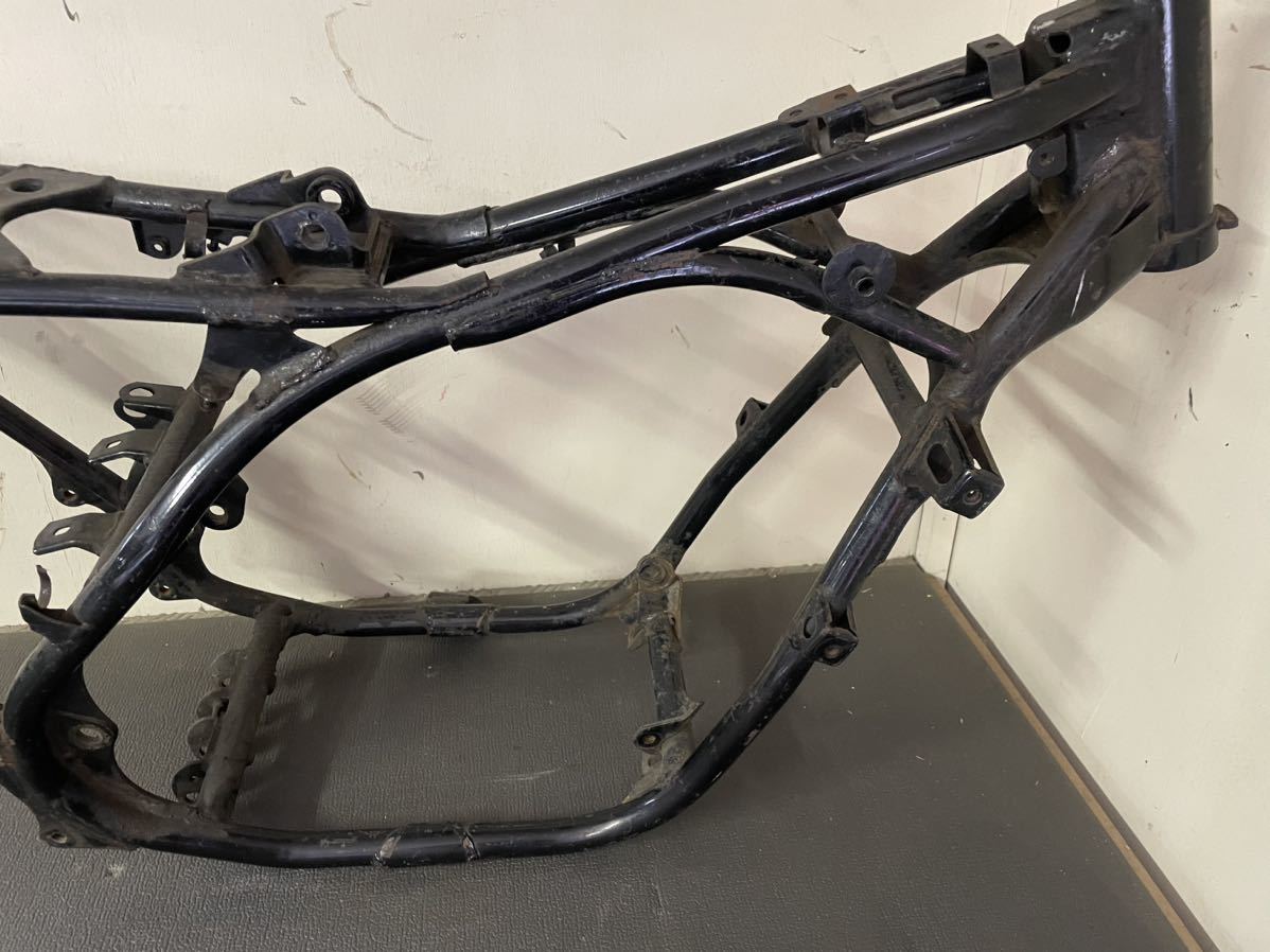 希少 書付き ヤマハ RZ350 初期型 4U0正規打刻 フレーム 検 RZ250R RZ350R 4l3 29L 29K YAMAHA メインフレーム CBX400F rz250 書あり_6