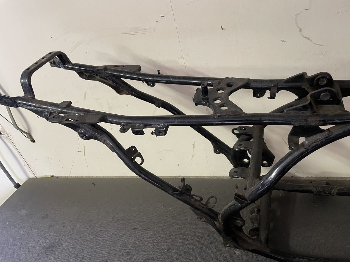 希少 書付き ヤマハ RZ350 初期型 4U0正規打刻 フレーム 検 RZ250R RZ350R 4l3 29L 29K YAMAHA メインフレーム CBX400F rz250 書あり_7