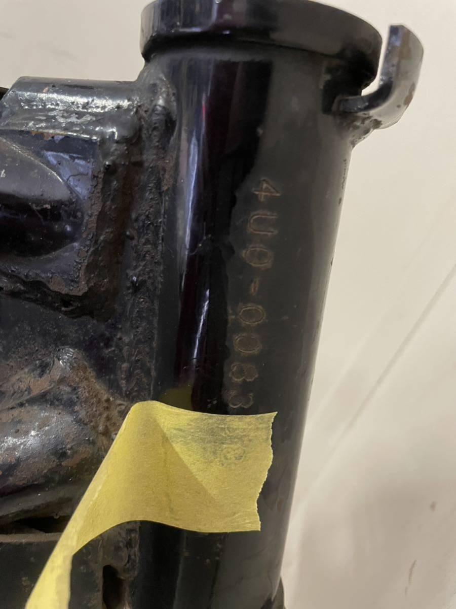 希少 書付き ヤマハ RZ350 初期型 4U0正規打刻 フレーム 検 RZ250R RZ350R 4l3 29L 29K YAMAHA メインフレーム CBX400F rz250 書あり_9