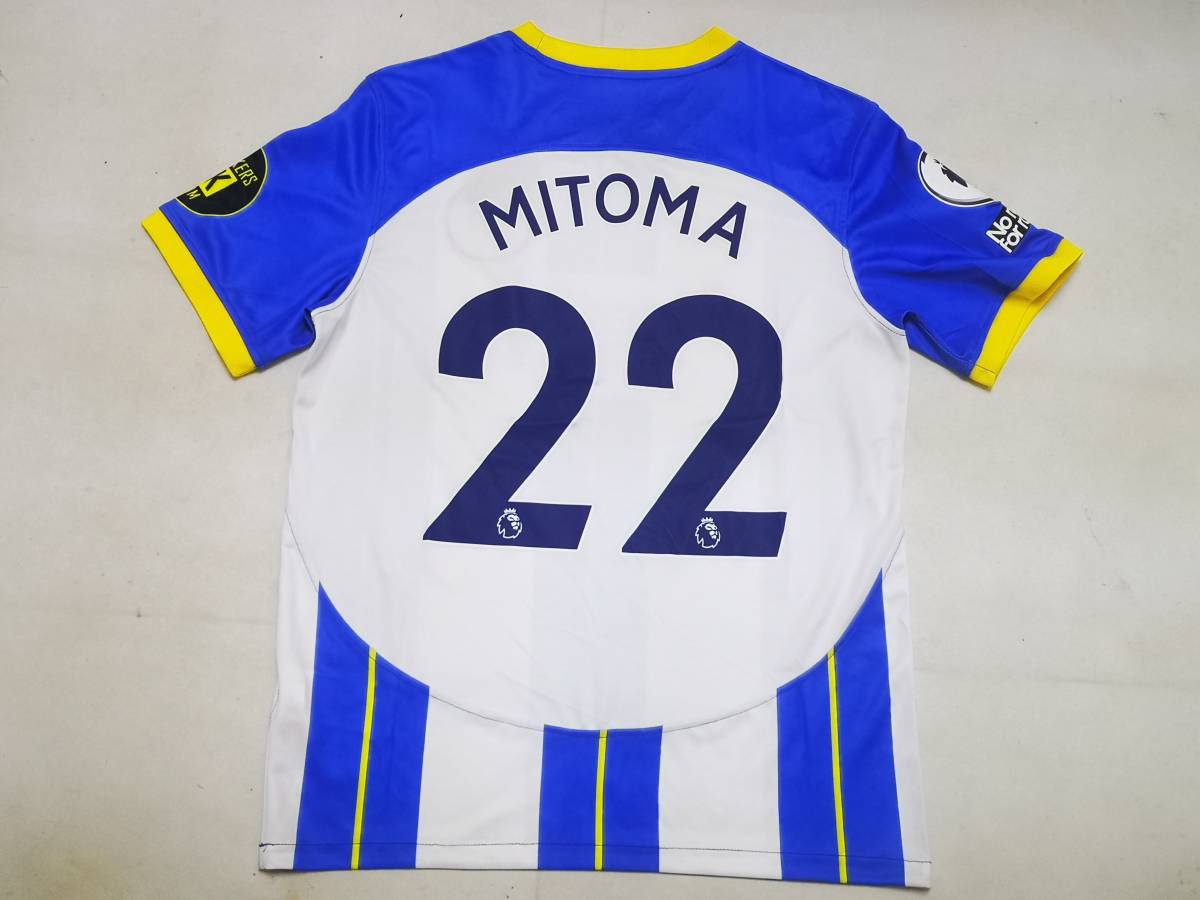 Lサイズブライトンレプリカユニフォーム＃22三笘薫 三笘薫 2024〜2025