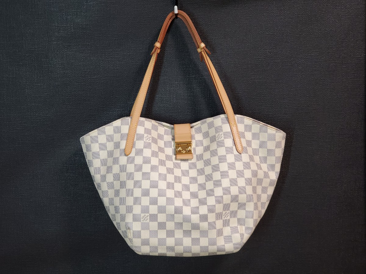 美品！ルイヴィトン LOUIS VUITTON ダミエ アズール サリナ PM トートバッグ ショルダー N41208