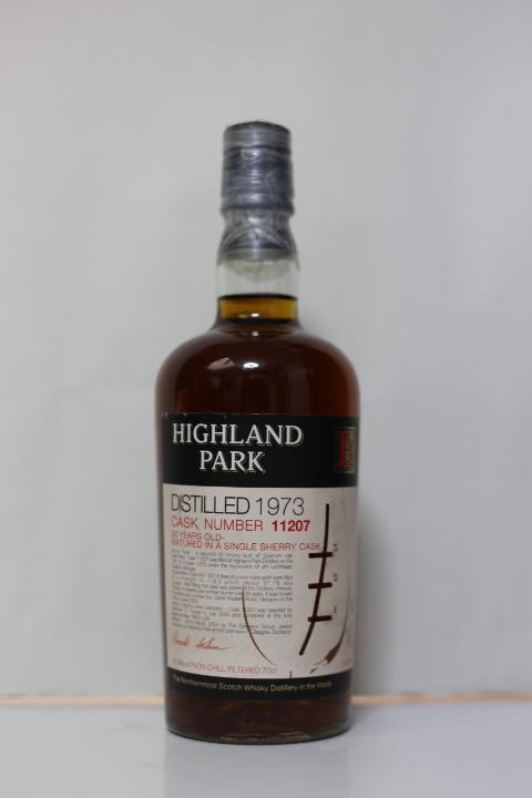 ハイランドパーク　オフィシャル　シェリーカスク　Highland Park 1973 - 2004 30years 2nd Fill Sherry Butt