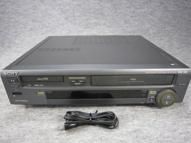 ☆SONY Hi8・VHSビデオデッキ WV-H3