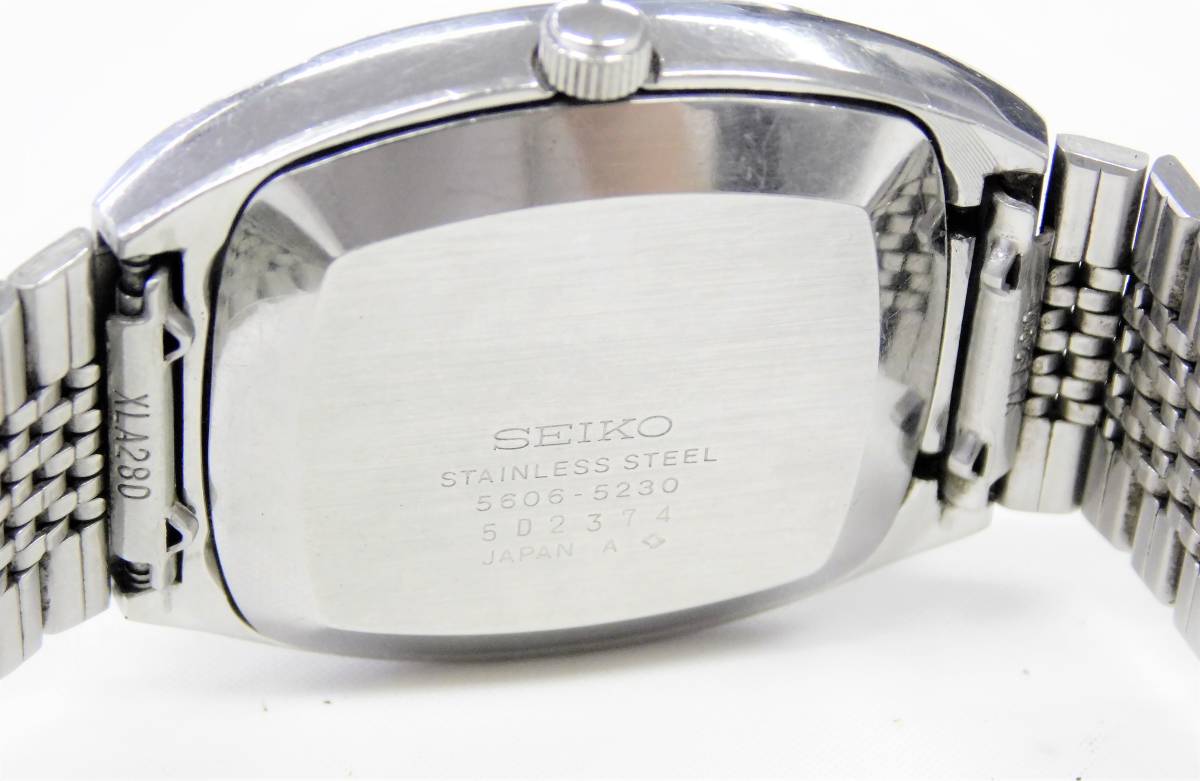 SEIKO セイコー ☆ emblem エンブレム 5606-5230 ブルー文字盤 