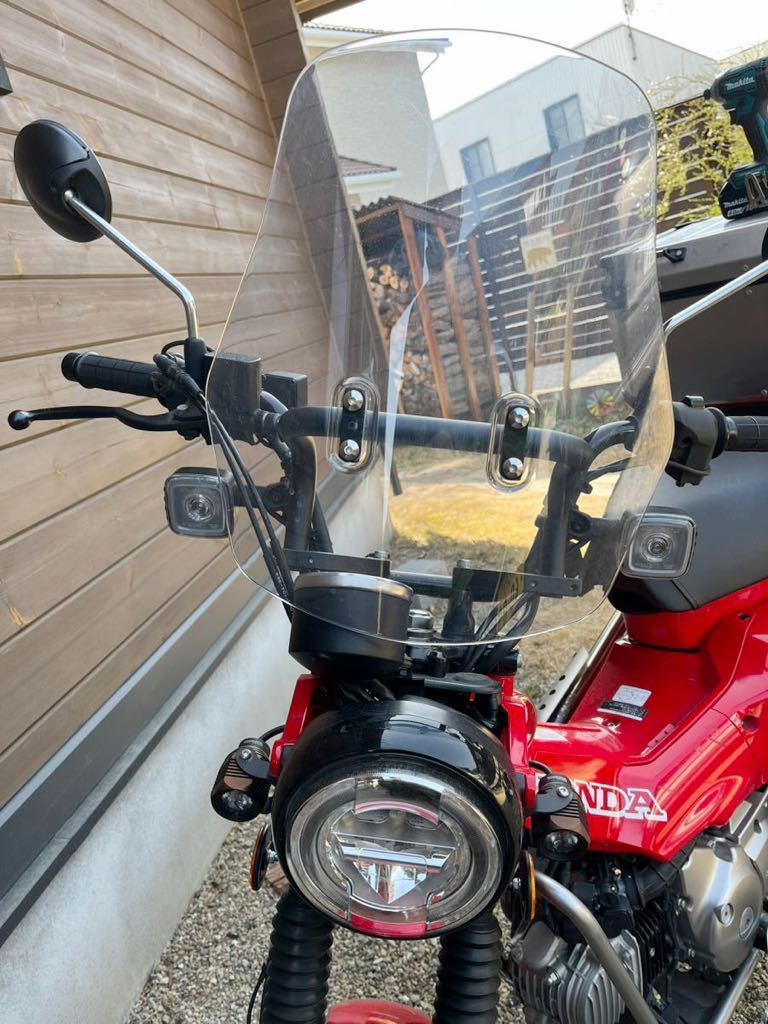 更に防風効果アップ】ZETAアドベンチャーウィンドシールド オプション
