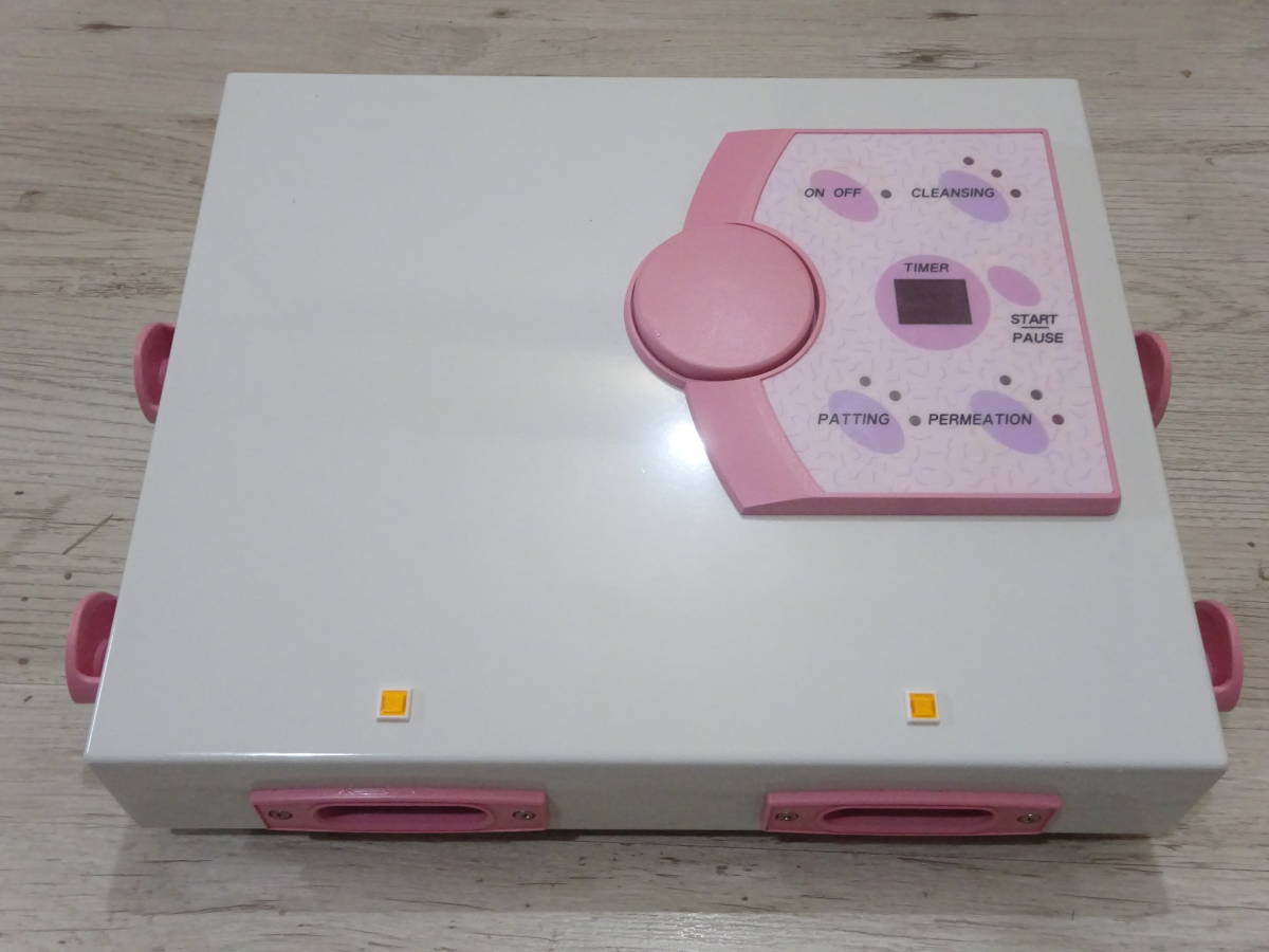☆美品 プロ業務用 強力毛穴洗浄・角質除去 超音波美顔器 イオン導入 