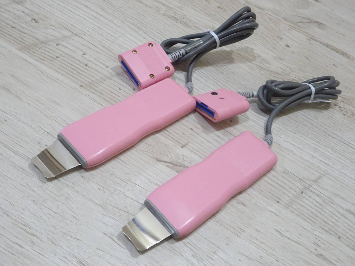 ☆美品 プロ業務用 強力毛穴洗浄・角質除去 超音波美顔器 イオン導入 