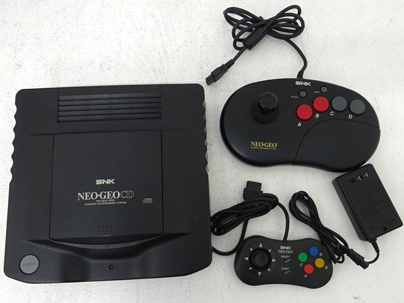 ☆ジャンク☆SNK NEOGEO CD 本体 龍虎の拳外伝ソフト コントローラー