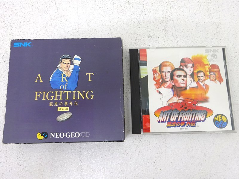 ☆ジャンク☆SNK NEOGEO CD 本体 龍虎の拳外伝ソフト コントローラー