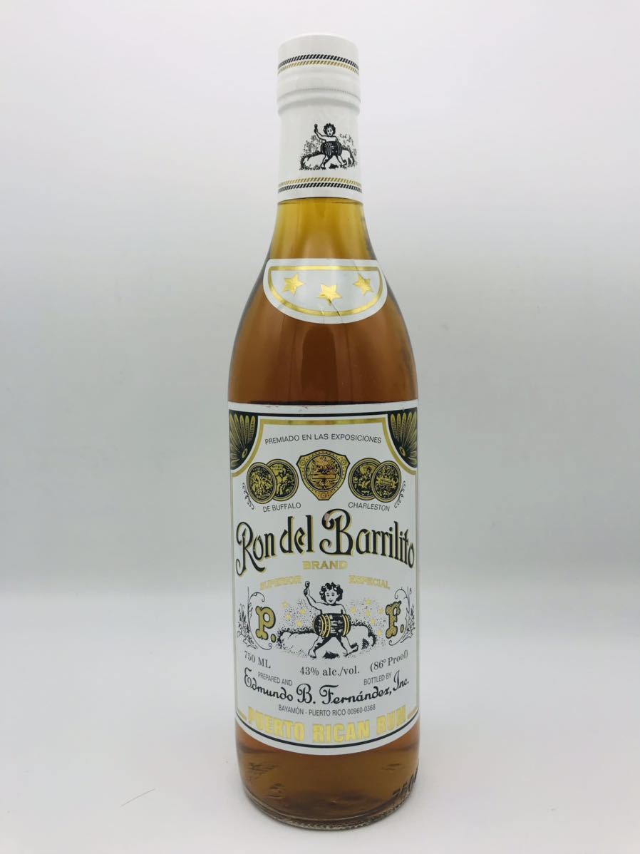 未開栓】ロンデルバリリット スリースター Ron del Barrilito プエル