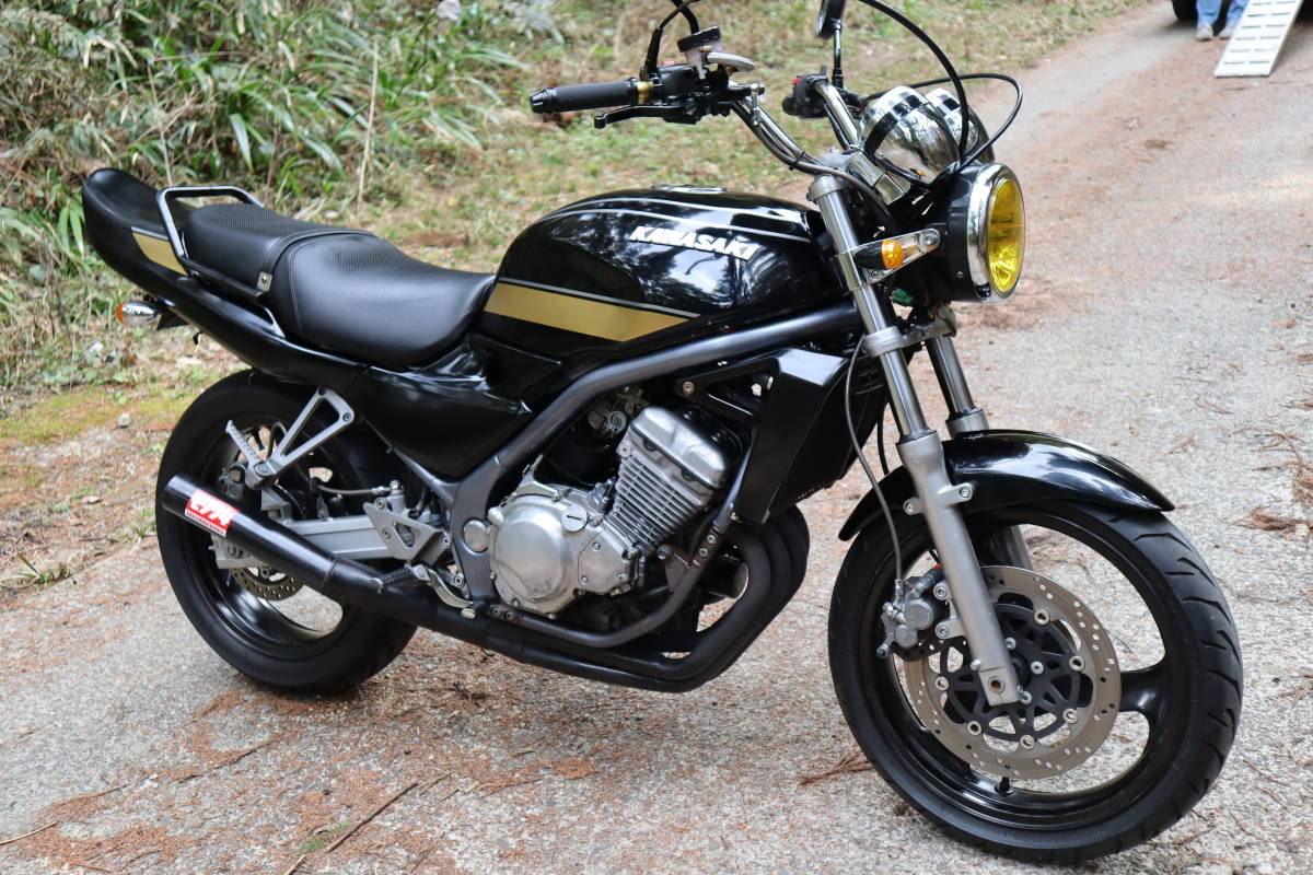 バリオス アップハンドル Z2テール タイガーライン ショート管 youtube