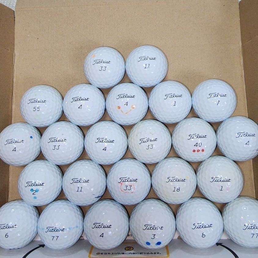 【超超美品!!】タイトリスト PROV1 ロストボール ゴルフボール 24球 ☆'19モデル☆タイトリスト☆Titleist PRO V1 24球ゴルフボール ロスト