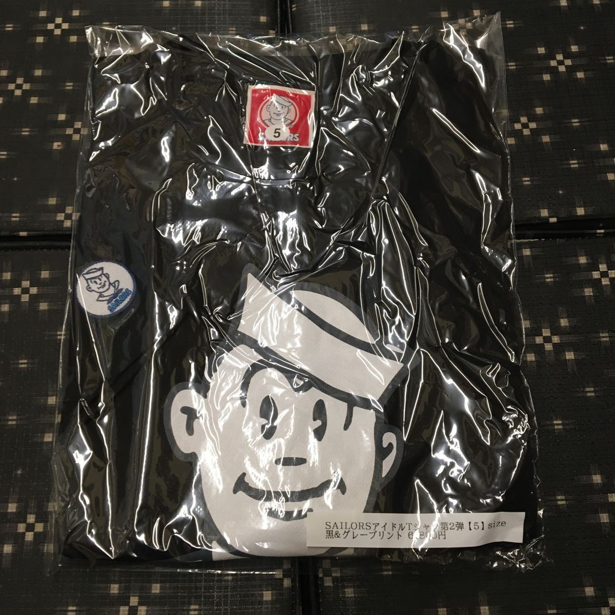 セーラーズ SAILORS アイドルTシャツ【5】size 黒&グレープリント 【定価6，800円】第2弾