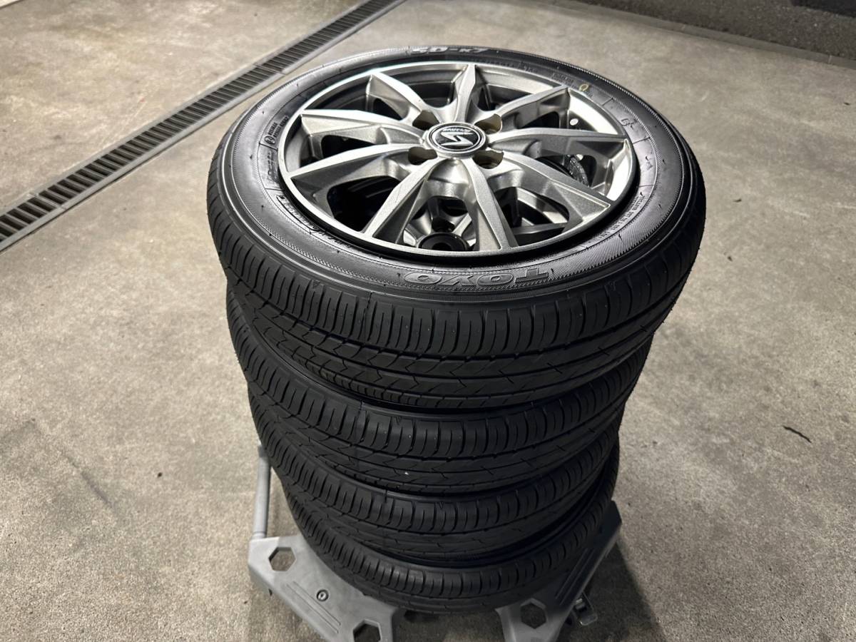 155/65/R14 TOYOノーマルタイヤ ホイール付4本セット 2022年製 【公式