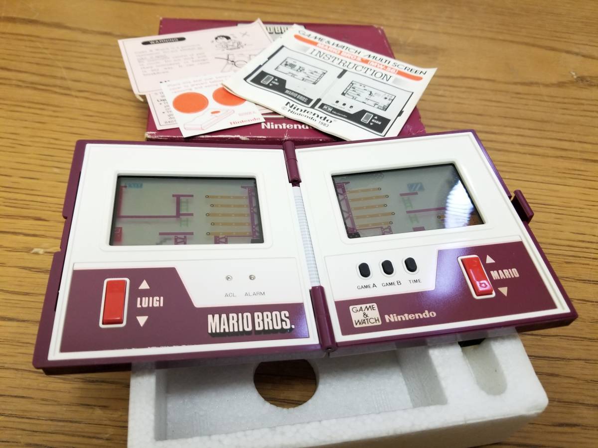 ☆ 希少！未使用 海外版 Nintendo GAME&WATCH MARIO BROS. マリオ 