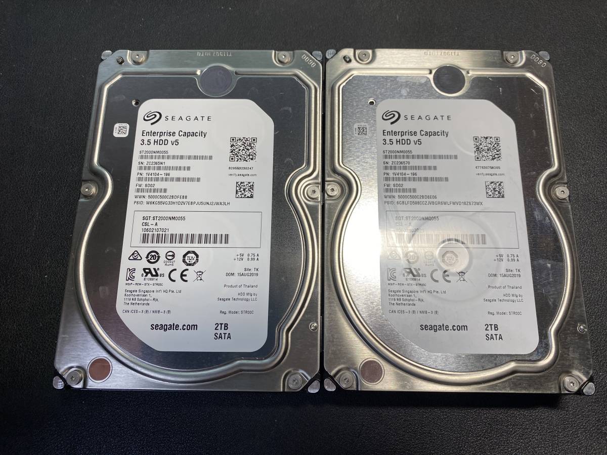 爆買い，本物保証 #3 正常 判定 Seagate NAS HDD 2.0TB 2個セット 動確認済(2TB～)｜売買されたオークション情報、yahooの商品情報をアーカイブ公開 - オークファン 3.5 SerialATA