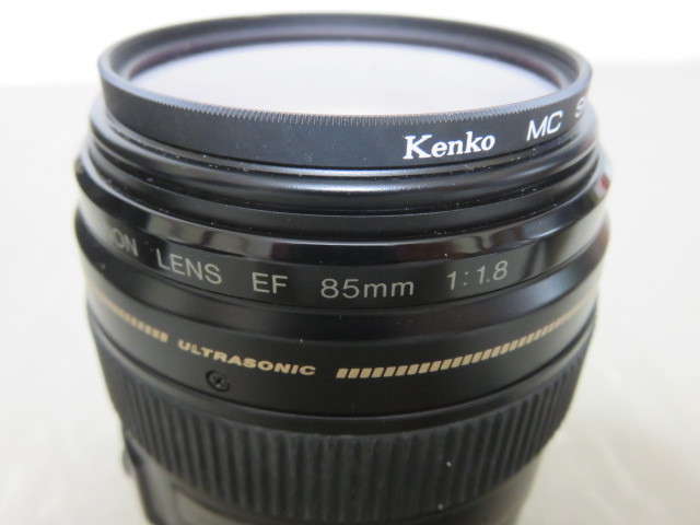 809☆Canon レンズ まとめ EF 28mm 1:1.8/EF 85mm 1:1.8 ジャンク扱 1円～
